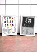Kit 2 Quadros Drake Certif+S C/ Vidro, Moldura Branca Tam:A4 Kit 2 Quadros Drake Certif+S C/ Vidro, Moldura Branca Tam:A4
