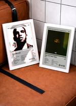 Kit 2 Quadros Drake Thank+Da C/ Vidro, Moldura Branca Tam:A4 Kit 2 Quadros Drake Thank+Da C/ Vidro, Moldura Branca Tam:A4