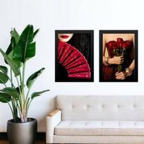Kit 2 Quadros Entidade Maria Padilha Das Almas 24X18Cm Vidro Kit 2 Quadros Entidade Maria Padilha Das Almas 24X18Cm Vidro