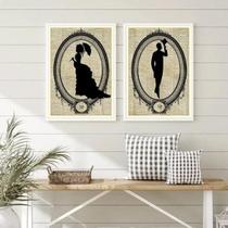 Kit 2 Quadros Identificadores Banheiro Damas E Cavalheiros Kit 2 Quadros Identificadores Banheiro Damas E Cavalheiros