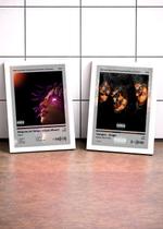 Kit 2 Quadros Matuê Máqu+Vam C/ Vidro, Moldura Branca Tam:A4 Kit 2 Quadros Matuê Máqu+Vam C/ Vidro, Moldura Branca Tam:A4