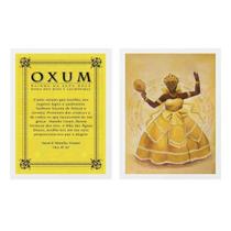 Kit 2 Quadros Oração Oxum 33X24Cm - Com Vidro