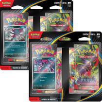 Kit 2 Quádruplo Pack Pokémon Fogo Fantasmagórico Sneasel Weavile Card Carta Booster 7896192356772
