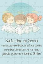 Kit 2 Quebra-Cabeça Infantis Anjo de Guarda e Nossa Senhora de 60 Peças