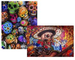 Kit 2 Quebra-Cabeças Atividades Cultura Mexicana 60 Peças Kit 2 Quebra-Cabeças Atividades Cultura Mexicana 60 Peças