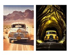 Kit 2 Quebra-Cabeças Atividades Mente Carros Irados 60 Peças Kit 2 Quebra-Cabeças Atividades Mente Carros Irados 60 Peças