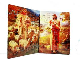 Kit 2 Quebra-cabeças Cognitivos Bom Pastor 24 peças para idosos Kit 2 Quebra-cabeças Cognitivos Bom Pastor 24 peças para idosos