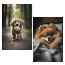 Kit 2 Quebra-Cabeças Cognitivos Cachorrinhos 60 peças Kit 2 Quebra-Cabeças Cognitivos Cachorrinhos 60 peças