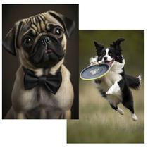 Kit 2 Quebra-Cabeças Cognitivos Doguinhos 60 peças Kit 2 Quebra-Cabeças Cognitivos Doguinhos 60 peças