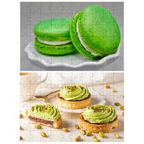 Kit 2 Quebra-Cabeças Pistache Sobremesas de 60 peças Kit 2 Quebra-Cabeças Pistache Sobremesas de 60 peças