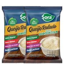 Queijo Ralado Gorgonzola Vegetal Sora 50g - Vegano - Loja Vegana