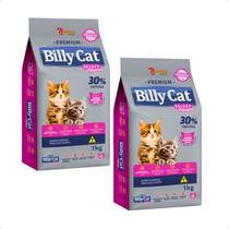 Kit 2 Ração Billy Cat Select Gatos Filhotes - 1Kg Kit 2 Ração Billy Cat Select Gatos Filhotes - 1Kg