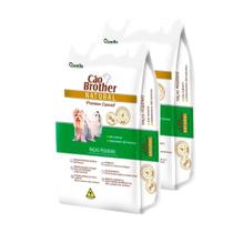 Kit 2 Ração Cão Brother Natural Premium Especial Raças Pequenas 1,5kg
