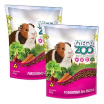 Kit 2 Ração Extrusada Para Porquinho Da India 500g - Megazoo Kit 2 Ração Extrusada Para Porquinho Da India 500g - Megazoo
