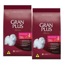 Kit 2 Ração GranPlus Cães Adultos Porte Pequeno Carne 10.1Kg Kit 2 Ração GranPlus Cães Adultos Porte Pequeno Carne 10.1Kg