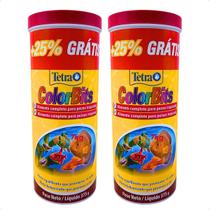 Kit 2 Ração Peixe Colorbits Granules Tetra - 375g Kit 2 Ração Peixe Colorbits Granules Tetra - 375g