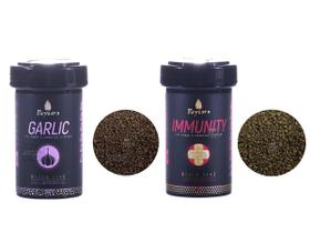 Kit 2 Ração Poytara Garlic E Immunity Black Line Peixes 35g