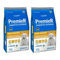 Kit 2 Ração PremieR Ambi. Interno Cão Filhote Frango 12Kg Kit 2 Ração PremieR Ambi. Interno Cão Filhote Frango 12Kg