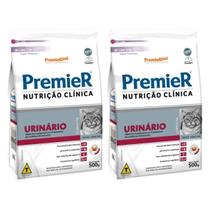 Kit 2 Ração Premier Clínica Urinário Para Gatos Adultos 500g Kit 2 Ração Premier Clínica Urinário Para Gatos Adultos 500g