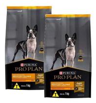 Kit 2 Ração Pro Plan Reduced Calorie 1kg Cão Adulto Pequeno