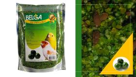 Kit 2 Rações Mistura para Pássaros / Passarinho Canários Pintassilgos 500g Vitamina Jiló