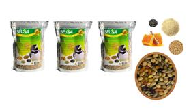 Kit 2 Rações / Passarinho Coleiras Torneio Coleirinhas Competição e Acasalamento 500 g Belga Kit 2 Rações / Passarinho Coleiras Torneio Coleirinhas Competição e Acasalamento 500 g Belga