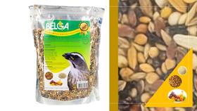 Kit 2 Rações / Passarinho Pixarro Trinca-ferro Frutas E Sementes C/ Tenébrio 500