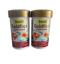 Kit 2 Rações Tetra Goldfish Color Bits 30g Kinguios E Carpas