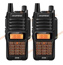 KIT 2 Rádio Comunicador Baofeng UV-9R 10W IP67 Profissional UHF VHF