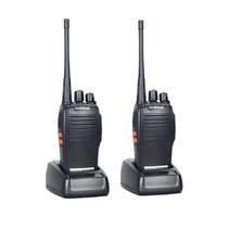 Kit 2 Radio Comunicador Bf-777s Acompanha Bases Carregadoras