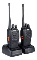 Kit 2 Rádio Comunicador Profissional Haiz UHF 16 Canais HZ-888S