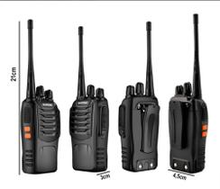 Kit 2 Rádio Comunicador Walk Talk Baofeng 777s+ Fone