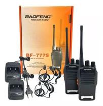 Kit 2 Rádio Comunicador Walkie-Talkies Baofeng 777s 16Ch 12km com Fone Kit 2 Rádio Comunicador Walkie-Talkies Baofeng 777s 16Ch 12km com Fone