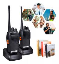 Kit 2 Rádio Comunicador Walkie-Talkies Baofeng 777s 16Ch 12km