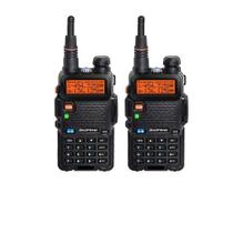 Kit 2 Rádio Ht Dual Band Uhf e Vhf Baofeng Uv5r Rádio Preto Kit 2 Rádio Ht Dual Band Uhf e Vhf Baofeng Uv5r Rádio Preto