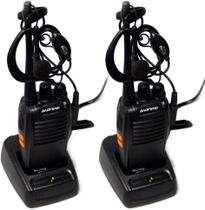 Kit 2 Radio Walk Talk Comunicador 16 Ch 12km 777 Ht Completo