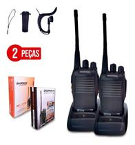 Kit 2 Radio Walk Talk Comunicador 16 Ch 12km Baofeng 777s Ht