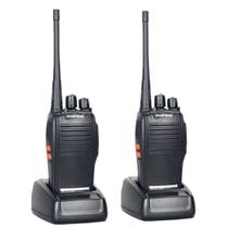 Kit 2 Rádios Comunicação Walk Talk Bf-777S Uhf Vhf 16 Canais