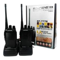 kit 2 rádios comunicador Alcance 12 Km 16 Canais BF 777S Pro