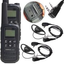 Kit 2 Rádios Comunicadores Intelbras Rc4002 G2 Com Fones concha