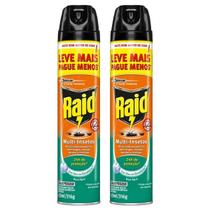 Kit 2 Raid Multi Insetos Aero Base Agua Eucalipto 420ml