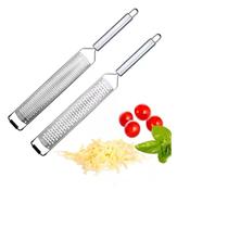 Kit 2 Raladores Raspas Queijo Limão Totalmente Inox Zester