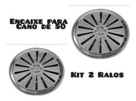 Kit 2 Ralo Fundo Anti Turbilhão Inox Para Piscina