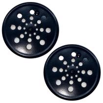 Kit 2 Ralo Grelha Inox Preto Banheiro Redondo 15X15 C Fecho Kit 2 Ralo Grelha Inox Preto Banheiro Redondo 15X15 C Fecho