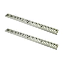 Kit 2 Ralo Grelha Linear com Caixilho 3309X2GDA Drenagem Externa Ate 500kg Bege GDA Industria