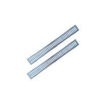 Kit 2 Ralo Grelha Linear e Caixilho Aço Galvanizado 10x100cm Kit 2 Ralo Grelha Linear e Caixilho Aço Galvanizado 10x100cm