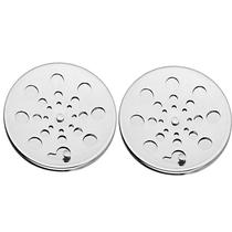 kit 2 Ralo grelha redondo abre e fecha 10cm