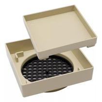 KIT 2 Ralo Inteligente 10x10 Oculto Piso/ Porcelanato Varias Cores KIT 2 Ralo Inteligente 10x10 Oculto Piso/ Porcelanato Varias Cores