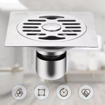 Kit 2 Ralo Inteligente Anti Odor 15x15 Inox Escovado