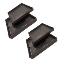 Kit 2 Ralo Oculto 15x15 Invisivel P/ Piso Porcelanato Marrom